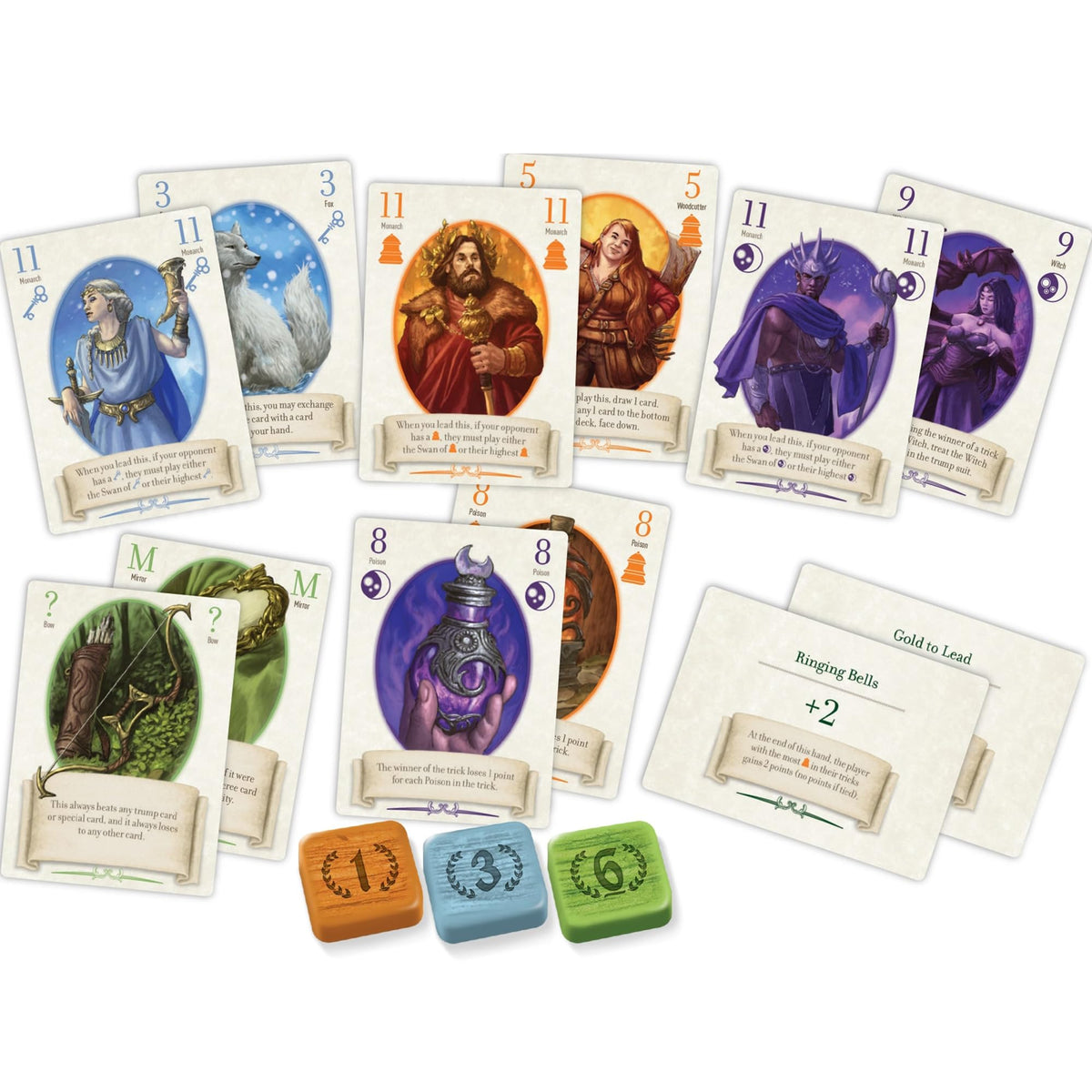 Renegade Fox in the Forest Deluxe illustrated components bring whimsical charm to your table.