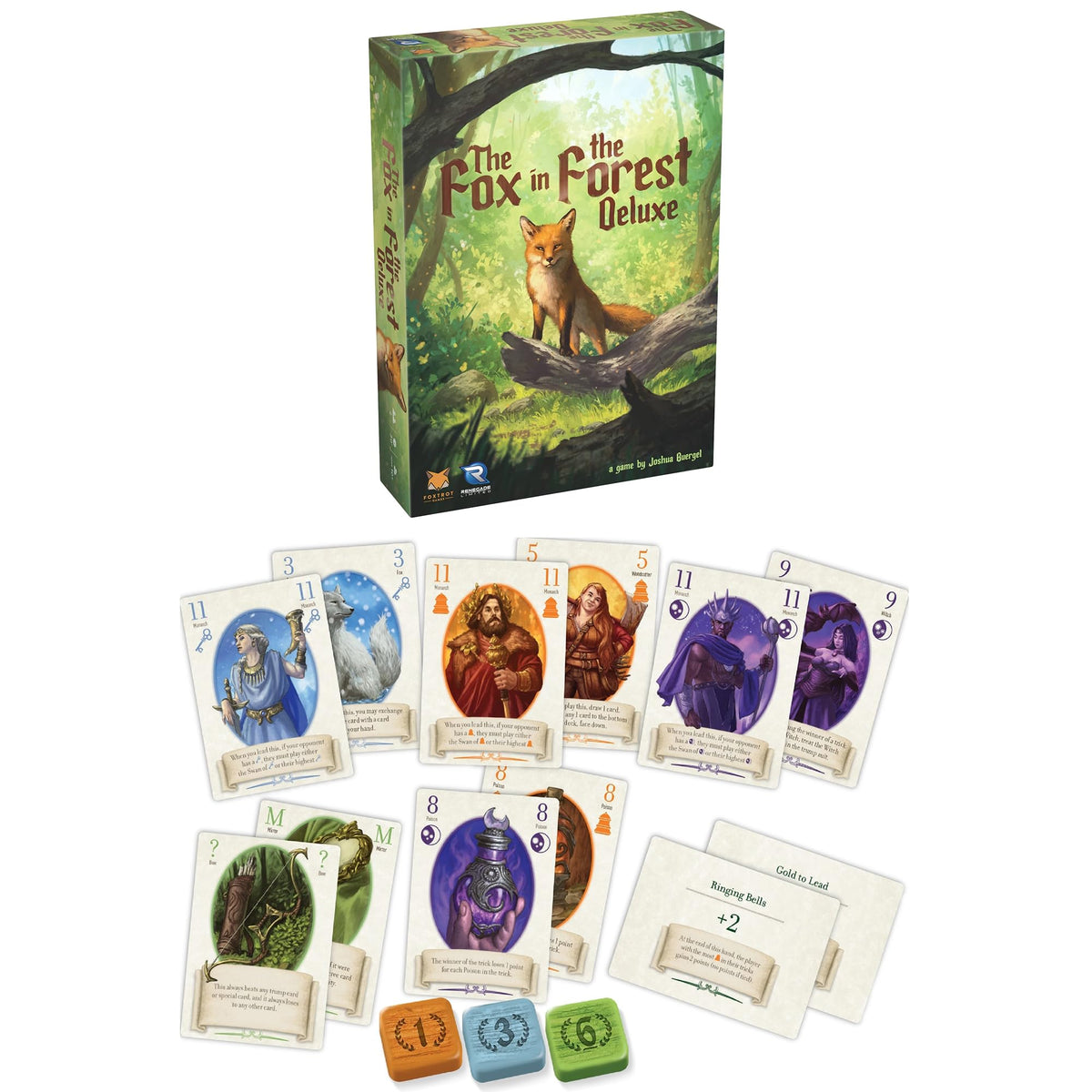 Renegade Fox in the Forest Deluxe rulebook guides quick setup and smooth play.
