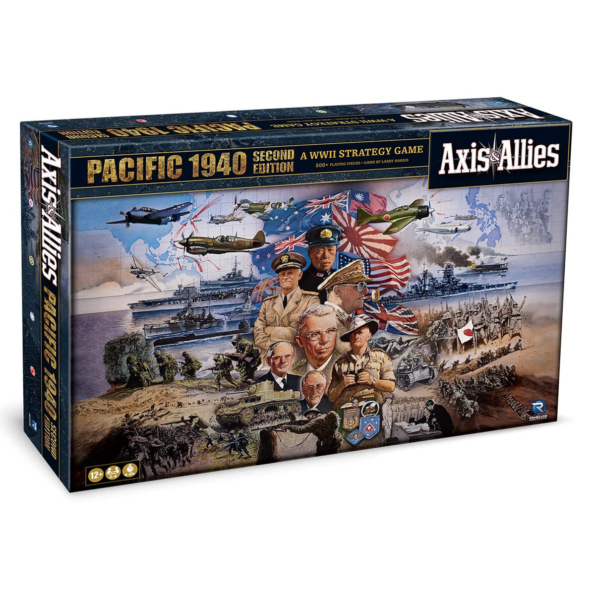 Renegade Game Studios Axis & Allies 1940 Pacific board ready for strategic play