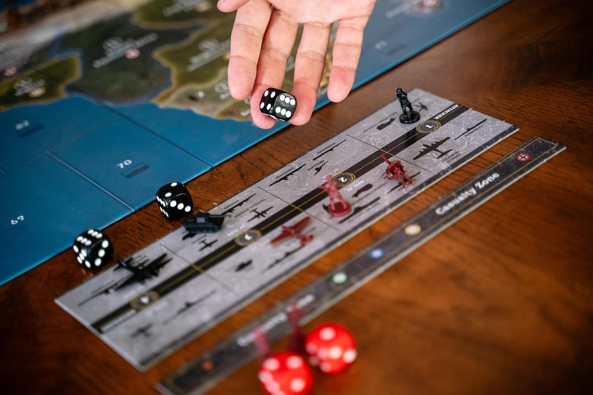 Renegade Game Studios Axis and Allies battlefield scale supports deep strategic planning.