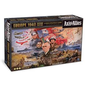 Renegade Game Studios Axis and Allies map 1940 Europe for immersive theater-scale warfare planning.