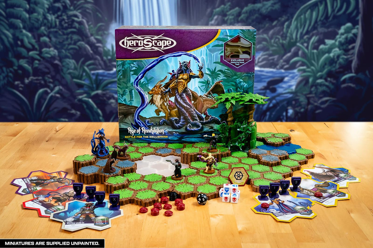 Renegade Game Studios Heroscape unpainted miniatures ready for personal painting