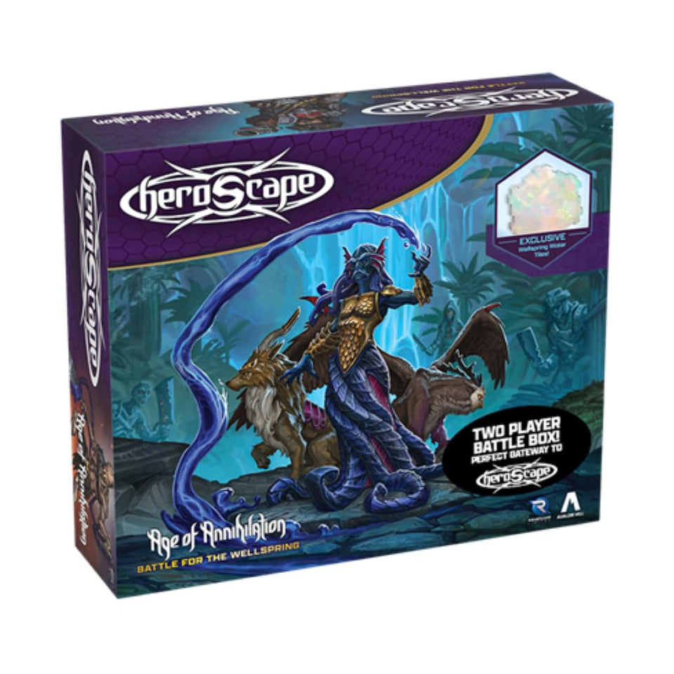 Renegade Game Studios Heroscape Wellspring tiles demonstrate modular battlefield design for varied skirmishes