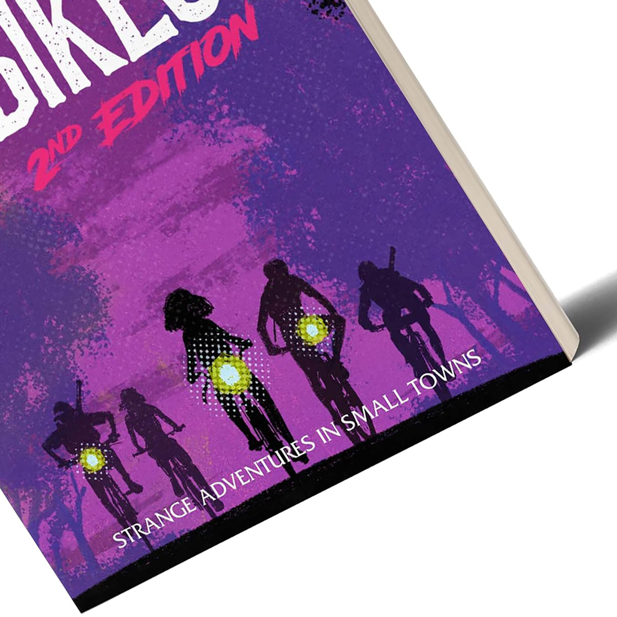 Renegade Game Studios Kids on Bikes open rulebook page for beginners.