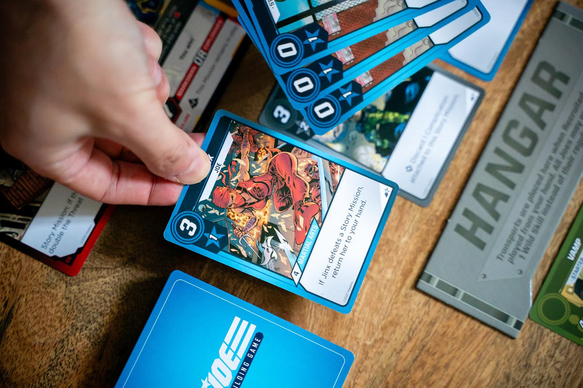 Renegade Game Studios G.I. Joe mission trackers capture progress and stakes