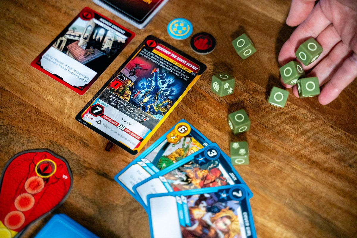 Renegade Game Studios G.I. Joe rulebook guides smooth onboarding and play