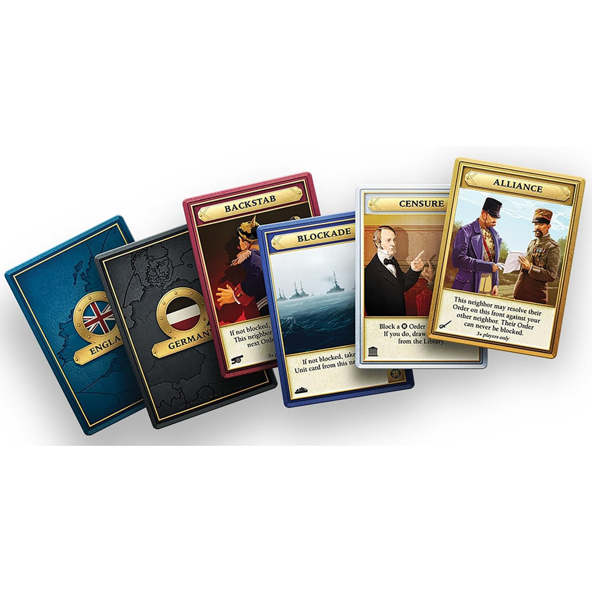 Renegade Golden Blade order cards illustrate strategic options for tense sessions