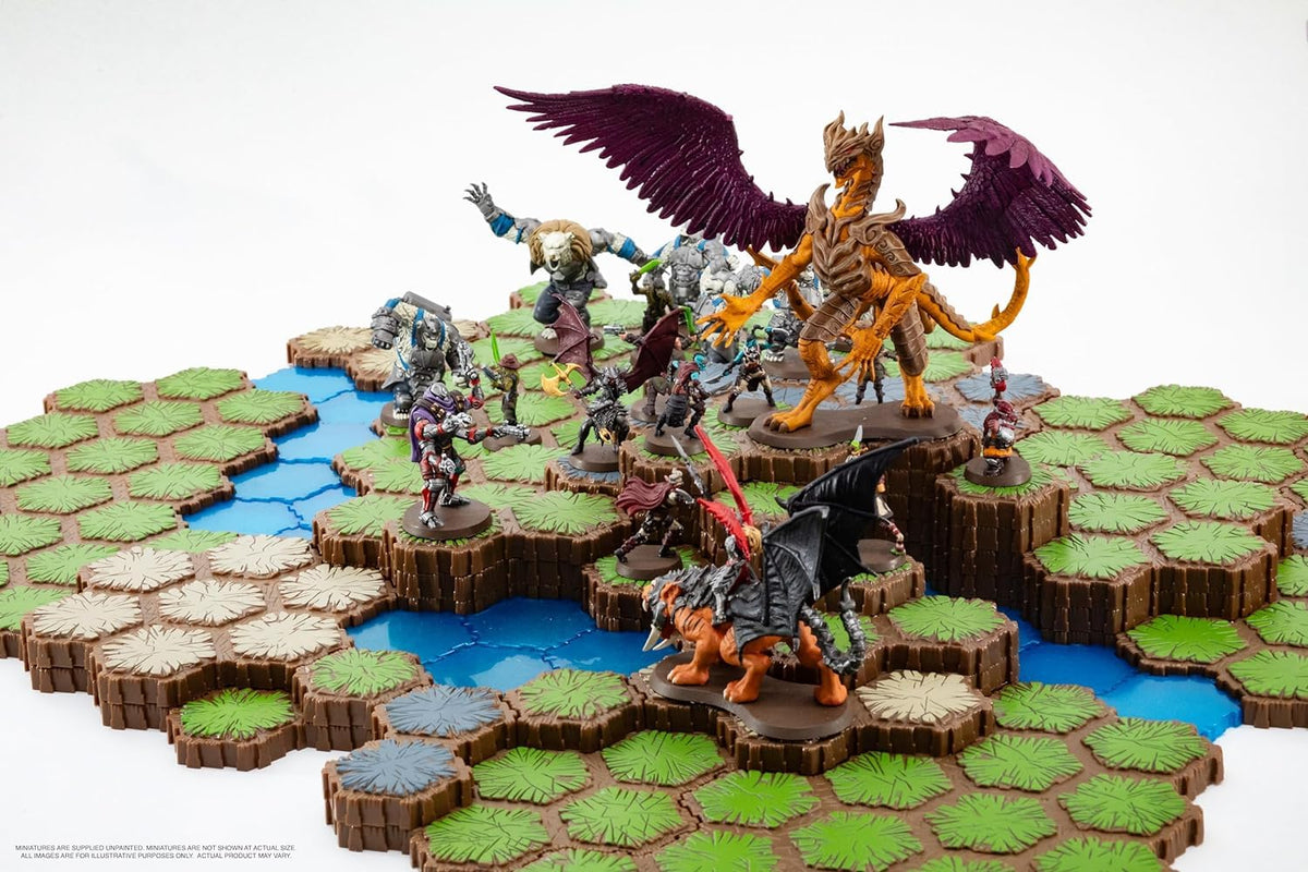 Renegade Heroescape Age of Annihilation two-player setup for strategic head-to-head battles.