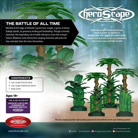 Renegade Game Studios Heroscape Grove Laur Edge underbrush supports stealthy movement and ambushes.