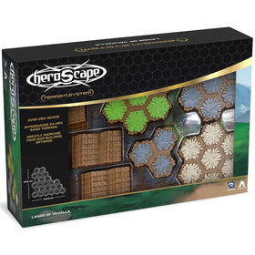 Renegade Heroscape Lands of Valhalla grass tiles for dynamic battle layouts