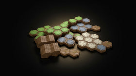 Renegade Heroscape Lands of Valhalla hex-locking system keeps pieces secure