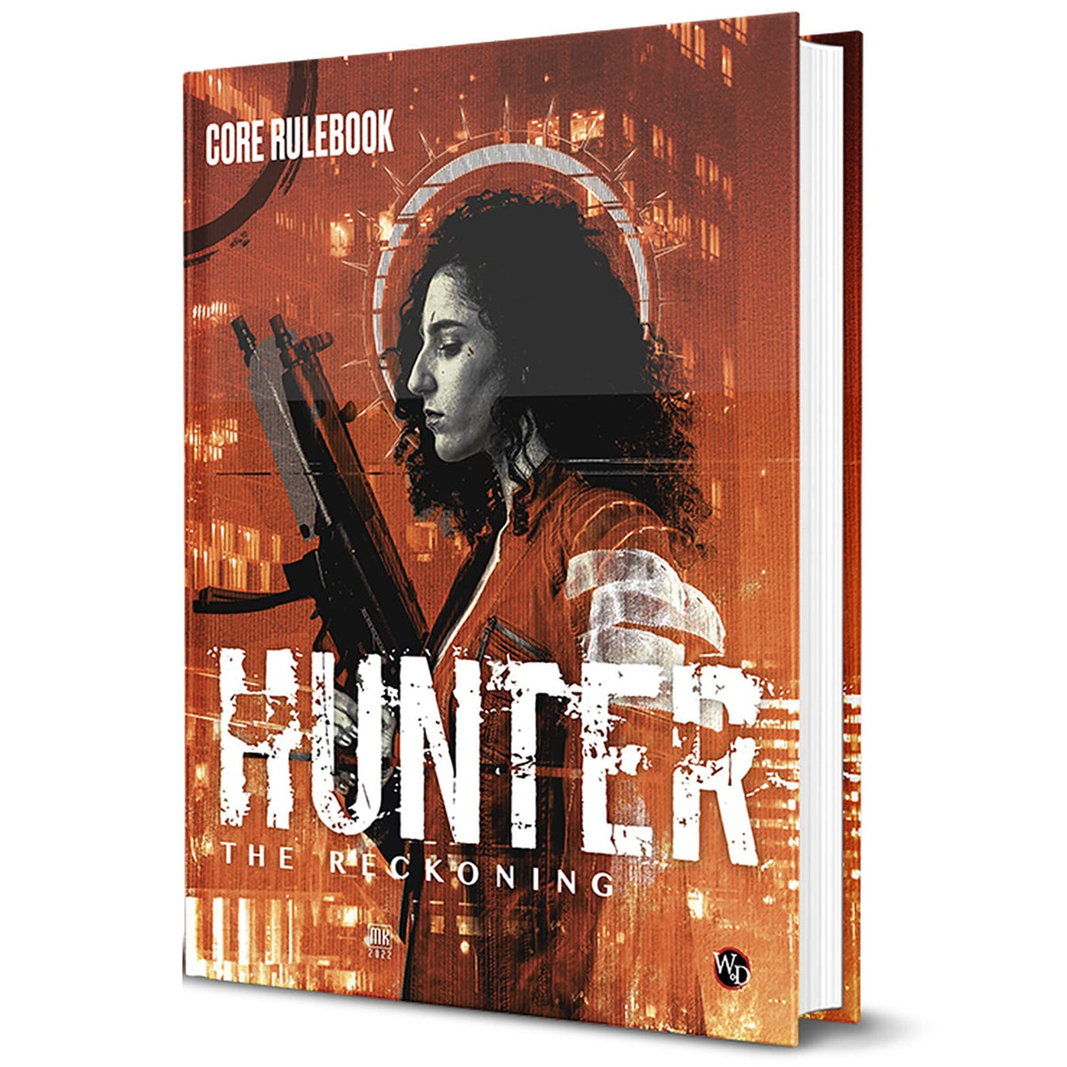 Renegade Hunter: The Reckoning 5e rulebook cover with moody World of Darkness art for immersive campaigns