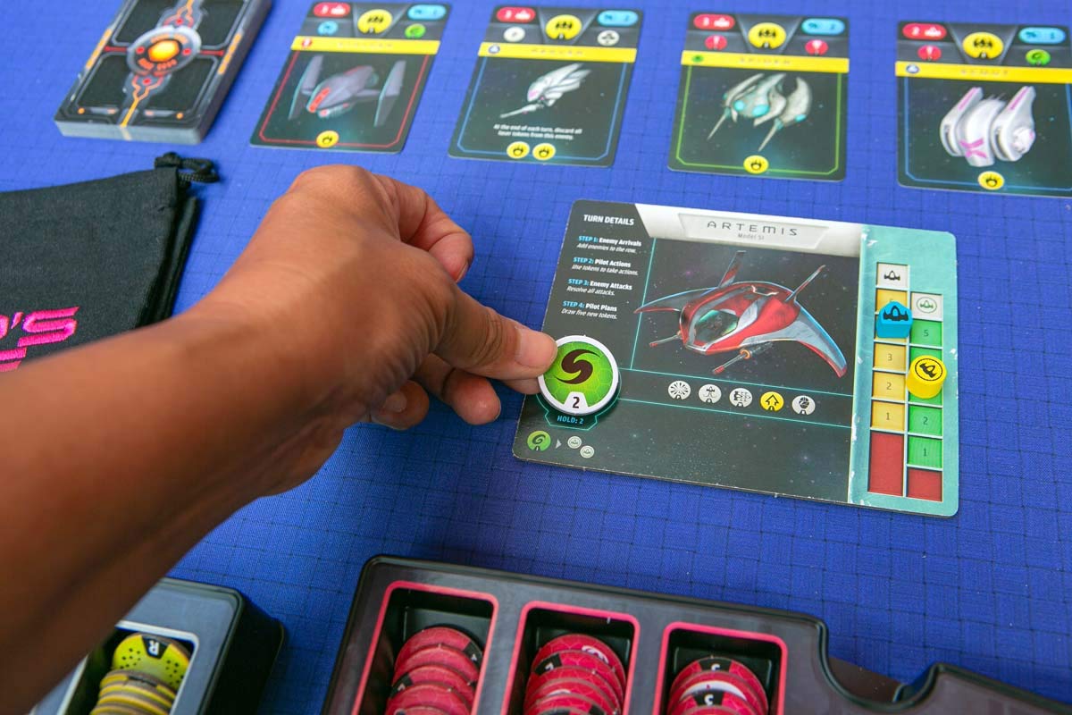 Renegade Warp's Edge pilot tokens and dashboards for tracking upgrades