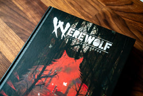 Renegade Werewolf: The Apocalypse hardcover close-up highlights premium binding for long-term use