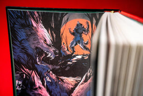 Renegade Werewolf: The Apocalypse inside art inspires transformation-based gameplay and character flair