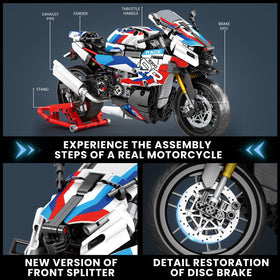Reobrix 1000 RR steering mechanism detail enhances realism.
