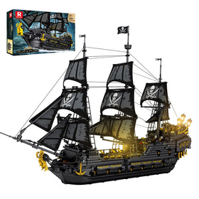 Reobrix Black Pearl ship with LED lights illuminate the rear cabin for cinematic display