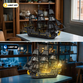 Reobrix model with rustic finish for authentic pirate-era aesthetics