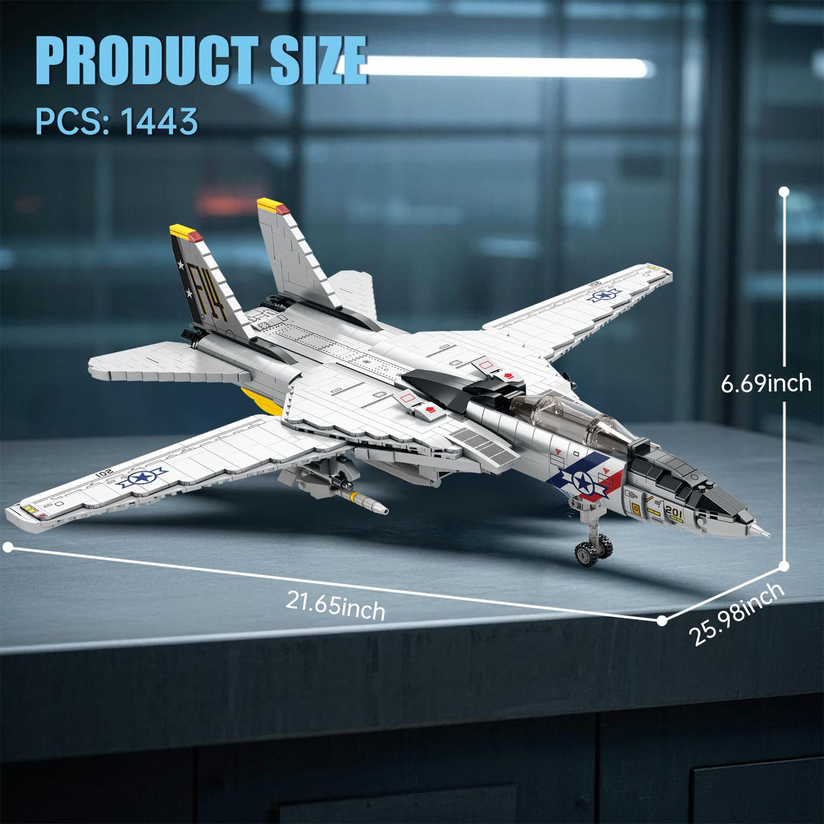 Reobrix sticker set reproduces authentic markings on the jet