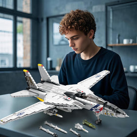 Reobrix interactive pulley system simulates takeoff movement for display