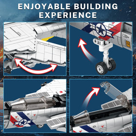 Reobrix F-14 packaging highlighting premium build experience