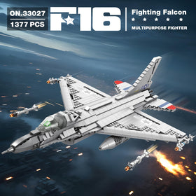 Reobrix F-16 with retractable landing gear enables dynamic posing
