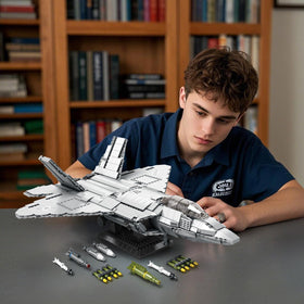 Reobrix F-22 finished model ready for desk display