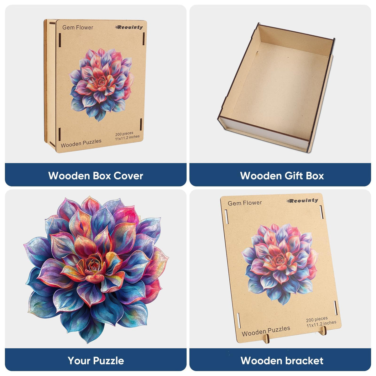 Reouinty gift-ready puzzle makes a thoughtful present for holidays.