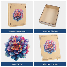 Reouinty gift-ready puzzle makes a thoughtful present for holidays.