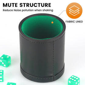 RERIVER 30 dot dice set, translucent for easy readability