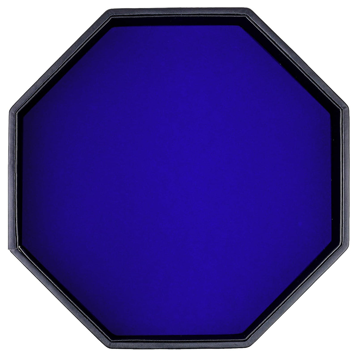 RERIVER dice tray with blue felt exterior for quiet, contained rolls