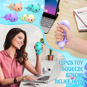 Reroaoi axolotl stress-relief toy green for quick tension relief