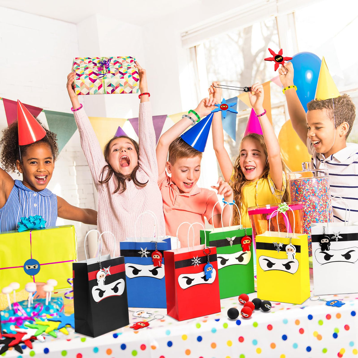 Resholder ninja headbands comfortable wear for party activities
