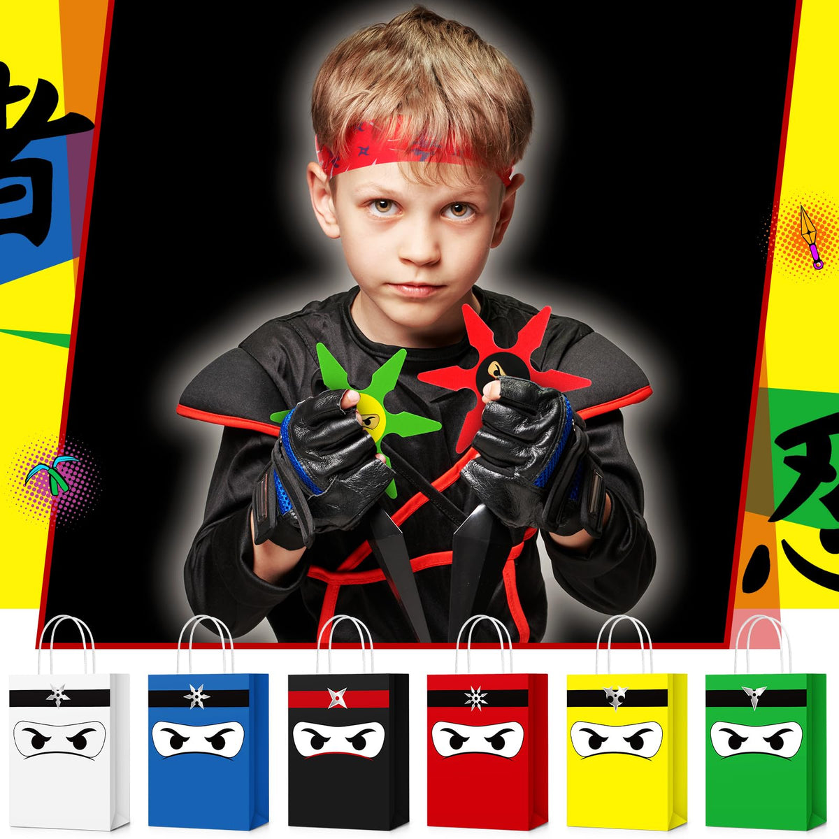 Resholder ninja sticker sheets spark crafts and scrapbooking