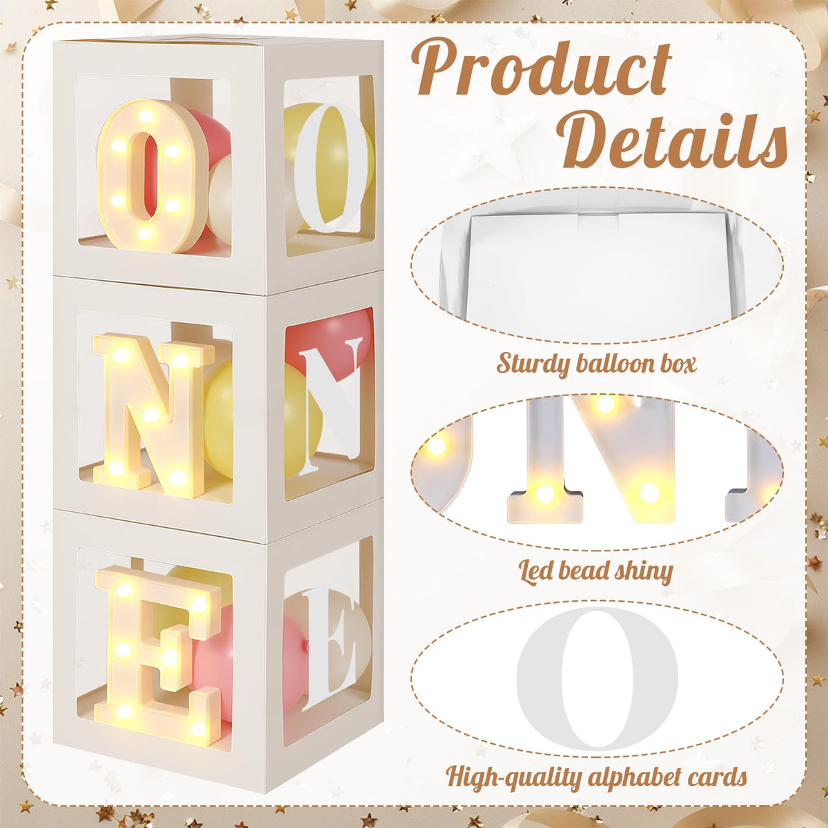 Resholder origami bases provide sturdy stands for O N E display