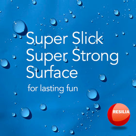 RESILIA hold steady stakes securing slide on lawn