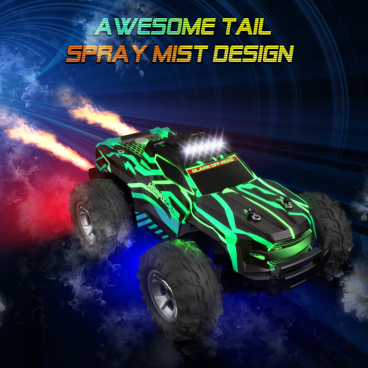 Resosese RC car two speed settings for versatile driving
