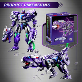 Resosese transforming toy switches to dragon mode for epic narratives.