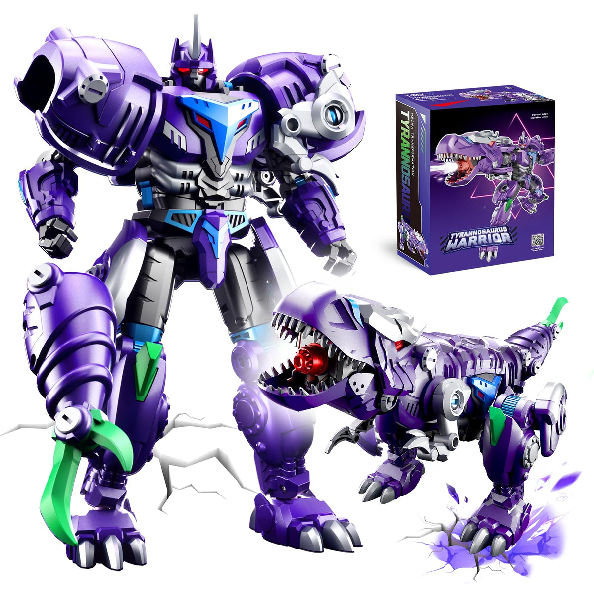 Resosese transforming robot figure ready for imaginative play with durable alloy build.