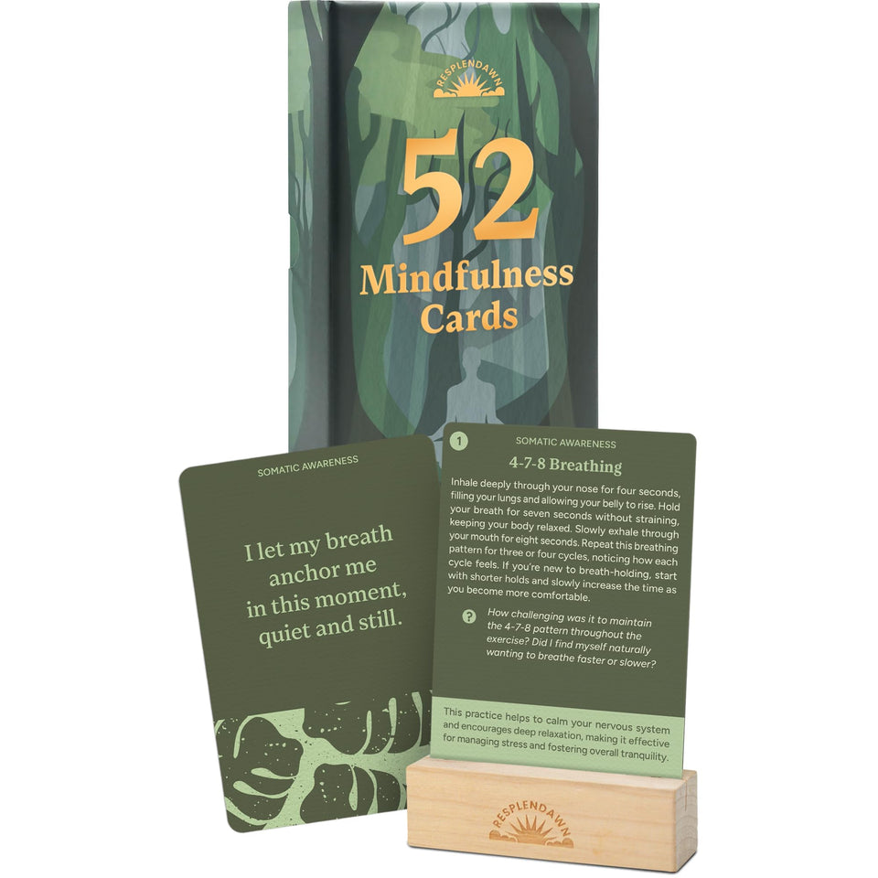 Resplendawn 52 Mindfulness Cards deck cover for daily calm and focus