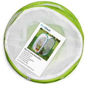 RESTCLOUD Butterfly Habitat collapsible fold-flat design for easy storage after experiments.