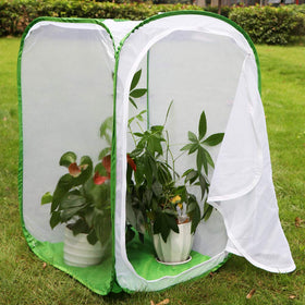 Clear vinyl window offers unobstructed classroom or family viewing.