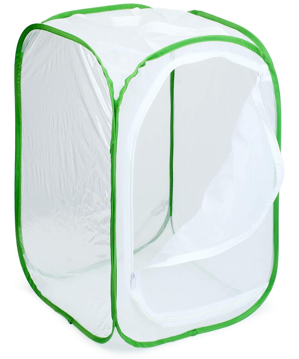RESTCLOUD monarch habitat large zipper opening simplifies feeding and release.