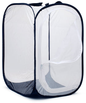 RESTCLOUD monarch habitat side view showing collapsible design for easy storage