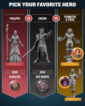 Restoration Games Unmatched Witcher Realms Fall four battlefields offer varied arenas