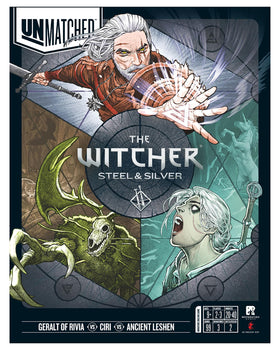 Restoration Games Unmatched Witcher Geralt miniature ready for immersive duels.