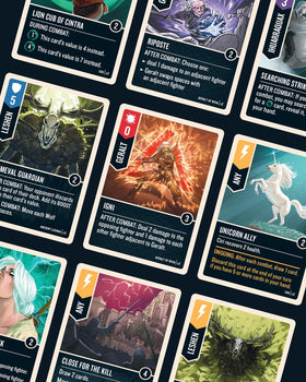 Restoration Games Unmatched Witcher health dial and tokens for tracking vitality.