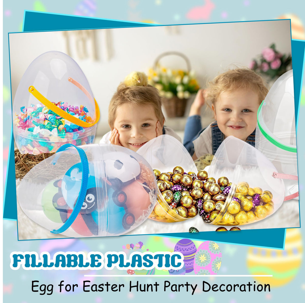 Restroma Easter party decor and egg hunt supplies