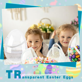 Restroma empty plastic Easter egg for DIY decorating and versatile display