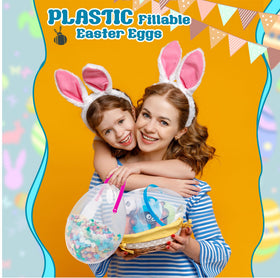 Restroma fillable Easter egg two-part assembly keeps contents secure.
